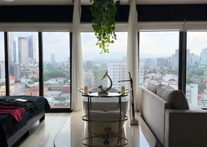 Luxury Loft With Tub And View! * México DF